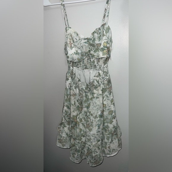 Top Léger Vert Floral à Fines Bretelles Staring At Stars – Taille M – Occasion Très Bon état